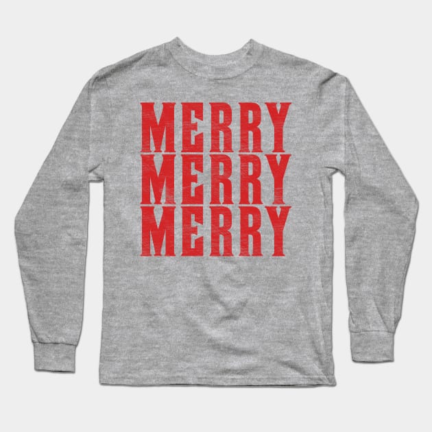 Merry Merry Merry Long Sleeve T-Shirt by terrybain